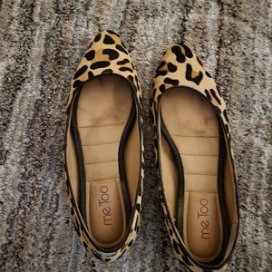 Me Too leopard dress shoes